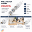 Imagine Prelungitor 3 Prize 1.5m Intrerupator 3x1mm CP Vipex STARKE ST00916