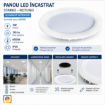 Imagine Panou LED Incastrat Rotund 3W 6500K STARKE ST00369 195lm 8.5cm IP20
