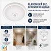 Imagine Plafoniera LED Rotunda cu Senzor Miscare 16W Hol Scara STARKE ST00501 1150lm IP20