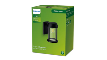 Imagine Aplica exterior Philips Bellini WA RD Black 25W IP44 