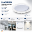 Panou LED Starke rotund incastrat 6W 450LM 12cm lumina rece ST00371
