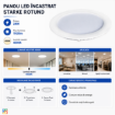 Panou LED Starke rotund incastrat 24W 1920LM 30cm lumina neutra ST00375