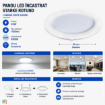 Panou LED Starke rotund incastrat 24W 1920LM 30cm lumina rece ST00376