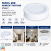Panou LED Starke rotund aparent 6W 450LM 12cm lumina neutra ST00379
