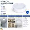 Panou LED Starke rotund aparent 6W 450LM 12cm lumina rece ST00380