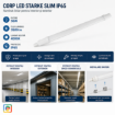 Corp LED Starke slim 36W 3500lm 4000k 1200mm IP65 ST00536