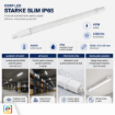 Corp LED Starke Slim IP65 45W 1530x53x35mm lumina neutra ST00538