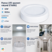 Panou LED Starke aparent 12W 6500K 900lm rotund 17cm ST00573
