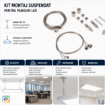 Kit montaj Starke panou LED suspendat 1m ST00582