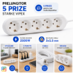 Prelungitor Starke Vipex 5 prize 1.5m 3x1.5mm CP alb ST00907