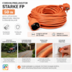 Cordon prelungitor Starke F+P 50m 3x1.5 ST00425