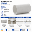 Mufa imbinare Starke tub rigid 11mm 10 buc/set ST00446