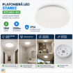 Plafoniera LED Starke rotunda 18W 4000K 1350lm IP54 ST00506
