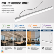 Corp LED suspendat Starke 40W 1500mm 4800lm 4000k ST00770