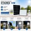 Proiector LED Starke panou solar telecomanda 200W 6500k IP65 ST00356