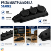 Priza multipla mobila Starke fara fir 3 prize 16A 3500W 2P+E IP44 cauciuc ST01434