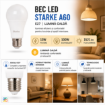 Bec LED Starke 13W A60 E27 1521lm lumina calda ST01207