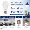 Bec LED Starke 17W A60 E27 1900lm lumina rece ST01212