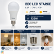 Bec LED Starke 17W A60 E27 1900lm lumina calda ST01210