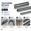 Tub flexibil metalic Starke 9mm rola 50m ST01600