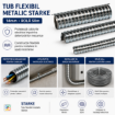 Tub flexibil metalic Starke 14mm rola 50m ST01602