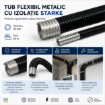 Tub flexibil metalic cu izolatie Starke 26mm rola 25m ST01621