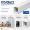 Canal cablu PVC Starke 40x40mm bara 2m ST01714