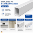 Canal cablu PVC Starke 60x40mm bara 2m ST01715