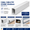 Canal cablu PVC Starke 120x60mm bara 2m ST01721