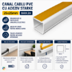 Canal cablu PVC cu adeziv Starke 25x25mm bara 2m ST01733