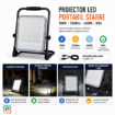 Proiector LED portabil Starke cablu USB 100W 6500k 2500lm aluminiu negru IP65 ST01943