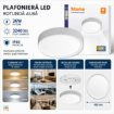 Plafoniera LED Starke rotunda alba 36W 3240lm 480mm IP40
