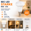 Bec LED Starke 6W R50 E14 600LM lumina calda 3000K