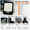 Proiector LED Starke PRO 200W 18000lm 4000K IP65 aluminiu negru ST01918