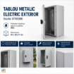 Tablou metalic electric exterior Starke ST00086 IP65 40X30X17cm