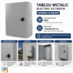 Tablou metalic electric exterior Starke ST00097 IP65 120x80x30cm