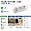 Imagine Prelungitor Starke ST01453 3 prize contact de protectie 7m cablu 3x1.5mm alb