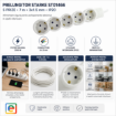 Imagine Prelungitor Starke ST01466 5 prize 7m 3x1.5mm IP20 alb 2500W 220-240V