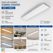 Imagine Panou LED Aparent 40W Lumina Calda Neutra Rece 30x120cm 4800lm IP20 STARKE ST02702