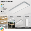 Imagine Panou LED Aparent 40W Lumina Calda Neutra Rece 30x120cm 5600lm IP20 STARKE ST02705