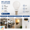 Imagine Bec LED P45 6W (40W) E14 4000K Lumina Neutra STARKE ST01563 600lm