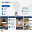 Imagine Bec LED A60 9W (65W) E27 4000K Lumina Neutra STARKE ST01564 810lm