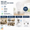 Imagine Bec LED A60 14W E27 4000K Lumina Neutra STARKE ST01565 1520lm