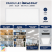 Imagine Panou LED Incastrat 24W Lumina Calda Neutra Rece 30x60cm 2880lm IP20 STARKE ST02710