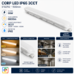 Imagine Corp LED IP65 3CCT 150cm 55W 6600lm STARKE ST02742