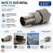 Imagine Mufa TV Tata Metal Coaxiala STARKE ST00360