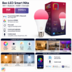 Imagine Bec inteligent NITA Smart Lights A60 E27 9W 806lm RGBW WiFi
