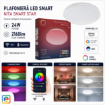 Imagine Plafoniera inteligenta NITA Smart Lights Star 24W 2160lm RGBW WiFi