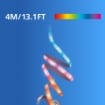 Imagine Banda LED inteligenta PHILIPS Smart Connected by WiZ 4m Type-C RGBIC Gradient WiFi