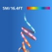 Imagine Banda LED Philips RGBIC Connected by WiZ 2x5m Type C Matter WiFi